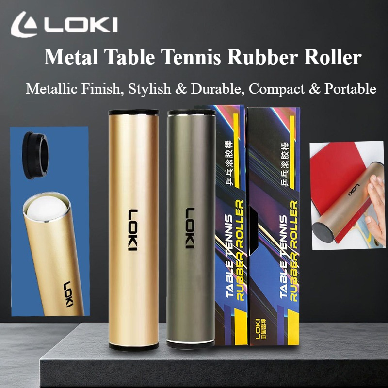 Table Tennis How To Play - LOKI Metal Table Tennis Rubber Roller
