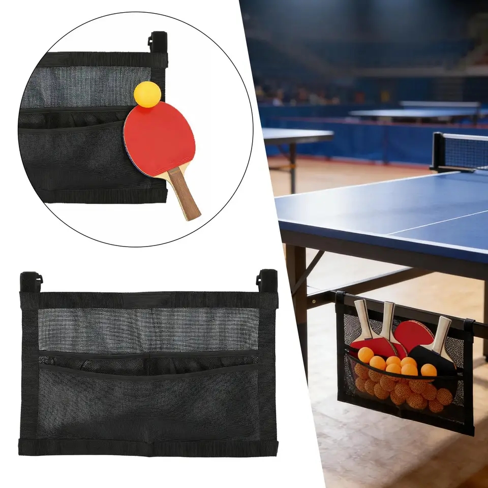 Table Tennis How To Play - New Mesh Pingpong Ball Holder Large