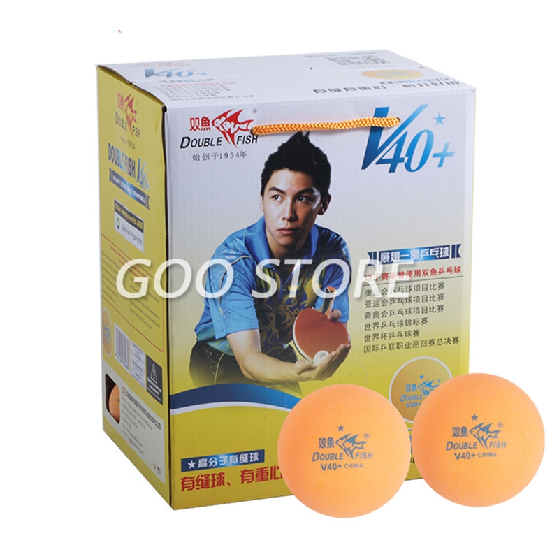 100 balls Double Fish V40+ 1-S - Table Tennis How To Play ulasan dan harga