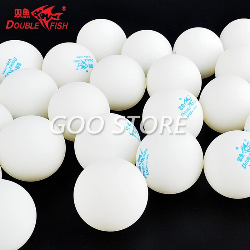 100 balls Double Fish V40+ 1-S - Table Tennis How To Play ulasan dan harga