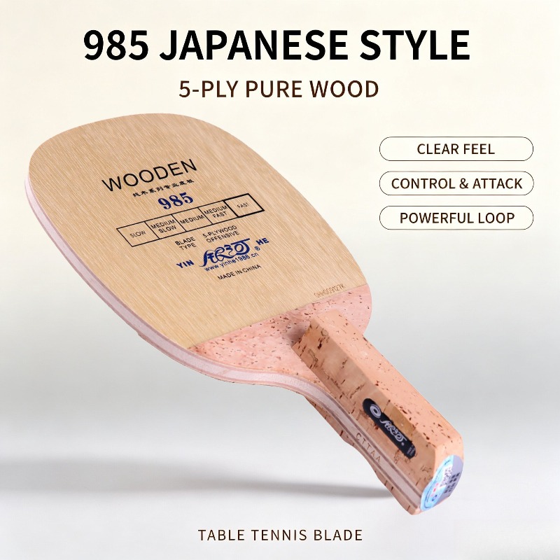 YINHE 985 Japanese Penhold Tab - Table Tennis Equipment ulasan dan harga