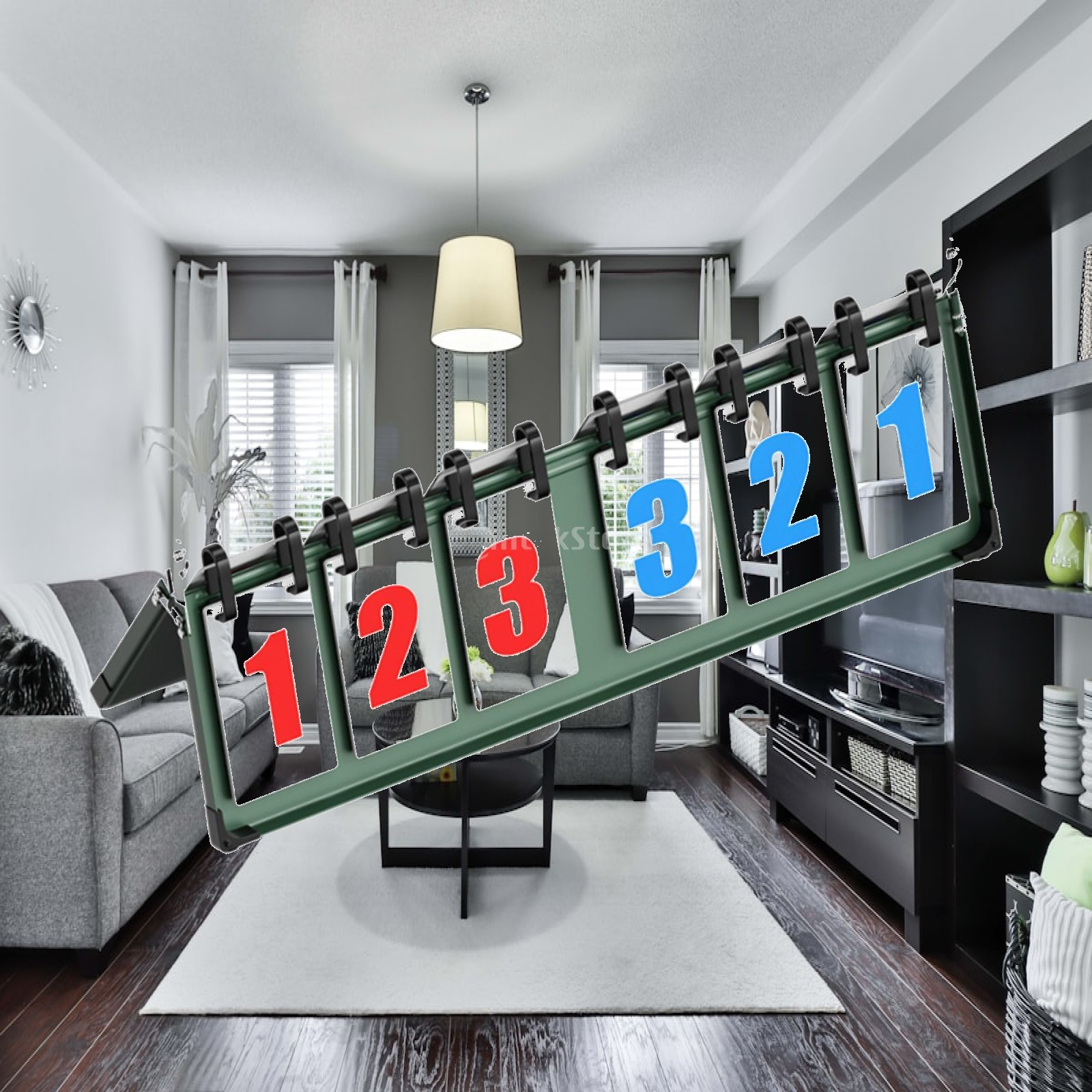 Team Flip Score Board Portable - Table Tennis Usa Team ulasan dan harga