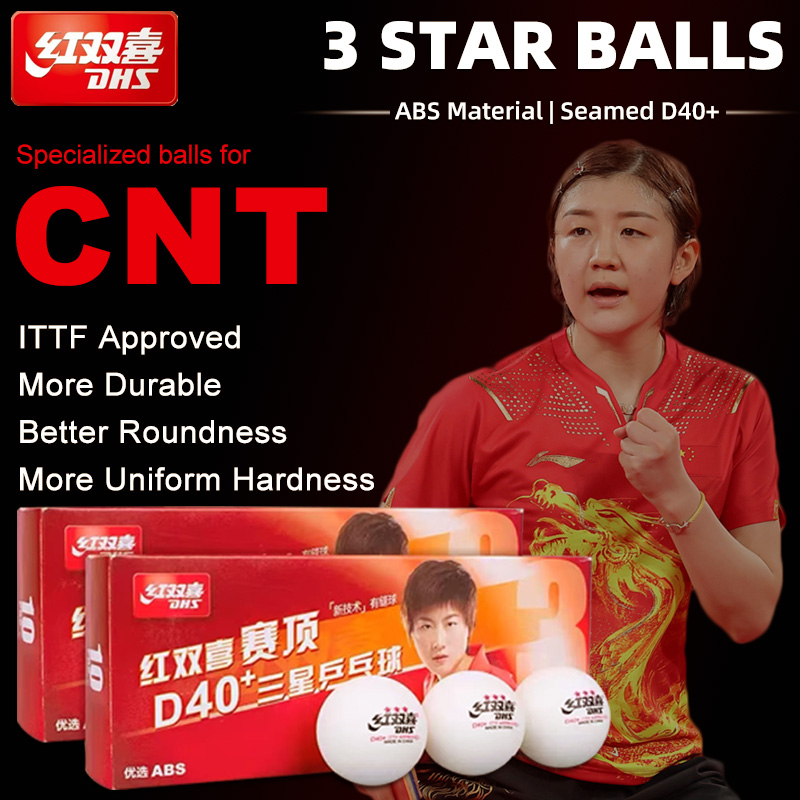 DHS D40+ DJ40+ Ping Pong Balls - Table Tennis How To Play ulasan dan harga